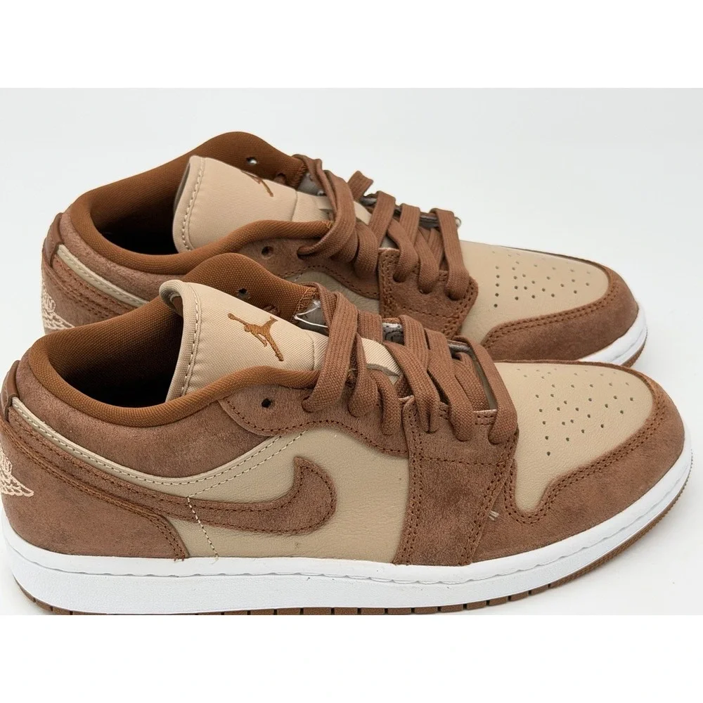 Women's Size 8 - Nike Jordan 1 Low Se Legend Coffee FJ3453-200 No Box Lid